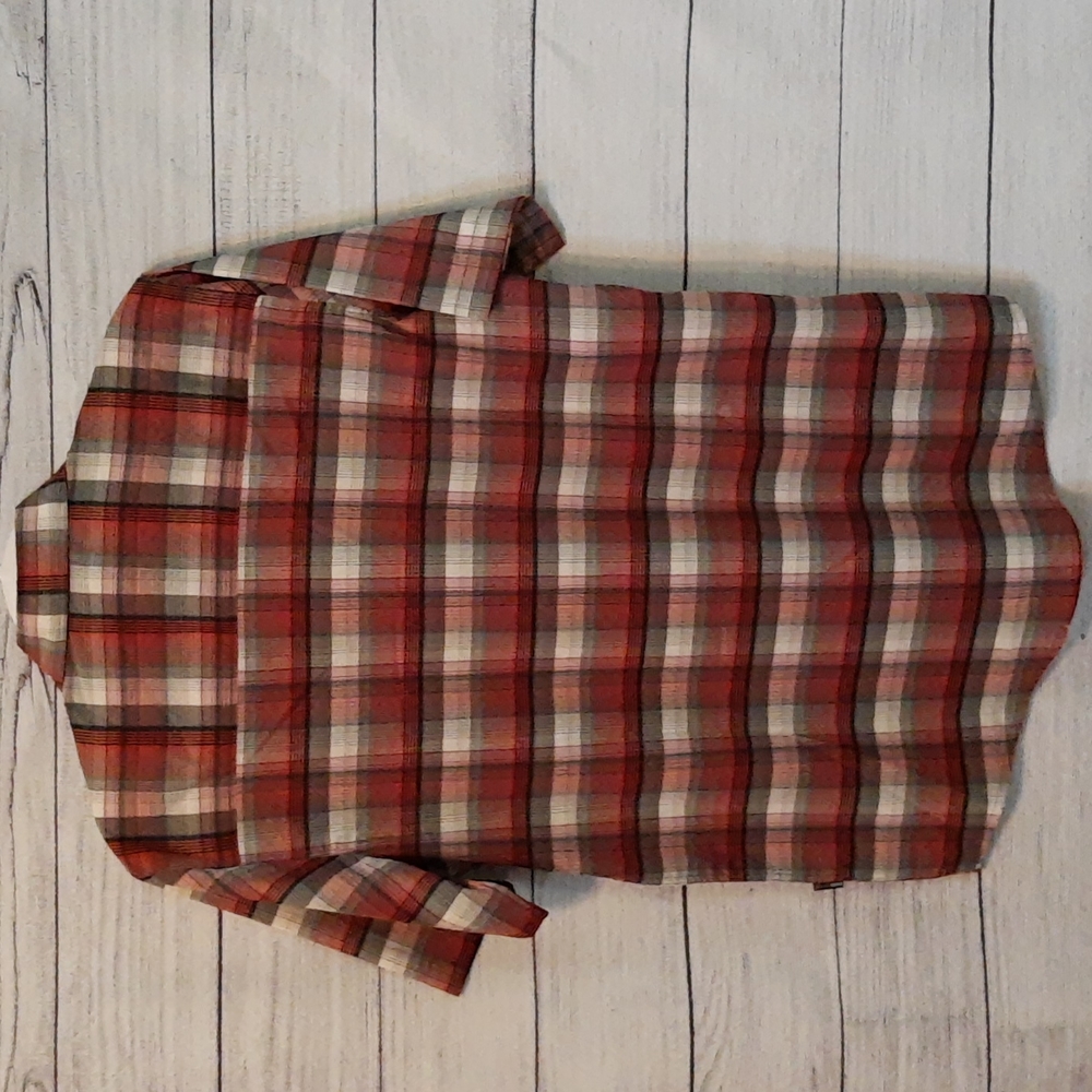 Men's Swiss Tech Button Down Shirts Bundle Plaid Stripes S 34-36 - Picture 4 of 16